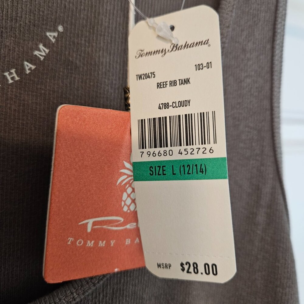 Tommy Bahama Large Tank Cloudy Mocha - Picture 5 of 5